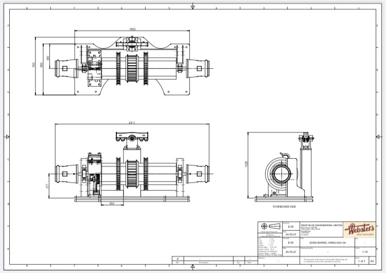 Stand Alone Barrel Windlass