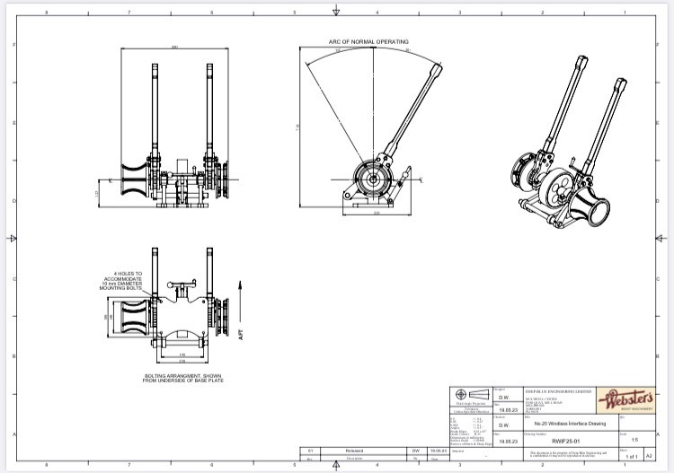 No.30 Windlass Interface Drawing