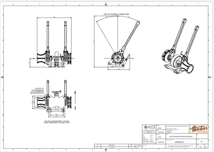 No.20 Windlass Interface Drawing