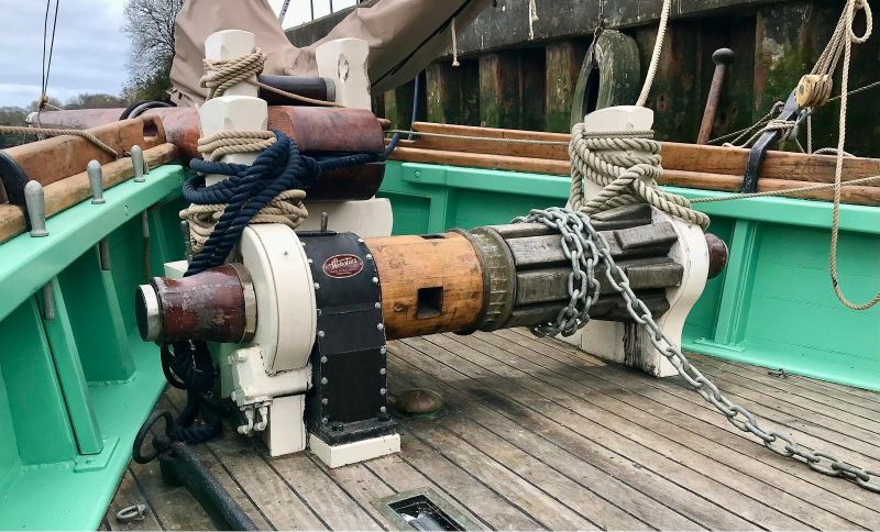 -Powered Barrel Windlass