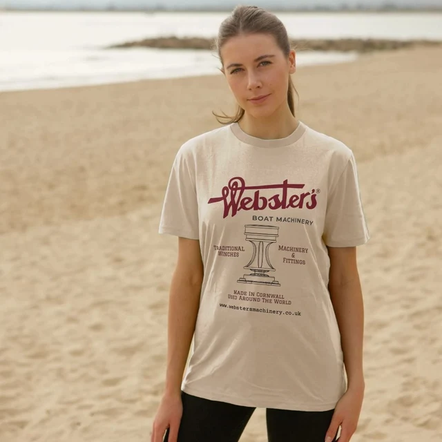 Webster’s T shirt with Capstan (large front and back)