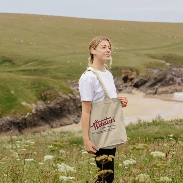 Organic Cotton Bag with Webster’s Logo